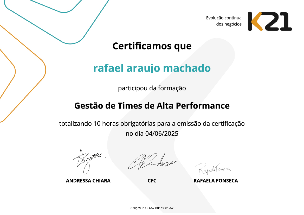 Certificado K21